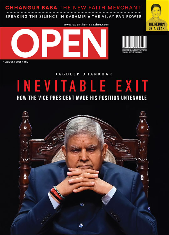 Openthemag's tweet image. #JagdeepDhankhar: Inevitable Exit - How the Vice President made his position untenable: The latest issue of the magazine is now available. Enjoy good writing and original arguments ~ @prasannara @RajeevDOpen @BernsteinReich PR Ramesh @suhelseth @mjakbar @Swapan55 @RShivshankar…