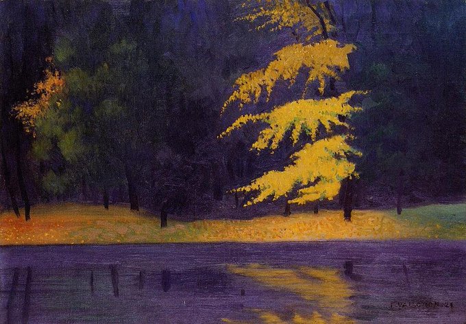 Aída Beatriz Sánchez (@aidabsanchez) on Twitter photo El otoño que quiere llegar a mi tiempo
se abre camino entre los encantos del recuerdo...
Y me veo en tus ojos de deseo,
de vida, de paz, de amor y de sosiego (...)
Pero este otoño es azul, amor,
de luces y alegría coloreado...
<a href="/FerranGarrido/">Ferran Garrido Machado</a>
🎨#FélixVallotton El otoño que quiere llegar a mi tiempo
se abre camino entre los encantos del recuerdo...
Y me veo en tus ojos de deseo,
de vida, de paz, de amor y de sosiego (...)
Pero este otoño es azul, amor,
de luces y alegría coloreado...
<a href="/FerranGarrido/">Ferran Garrido Machado</a>
🎨#FélixVallotton