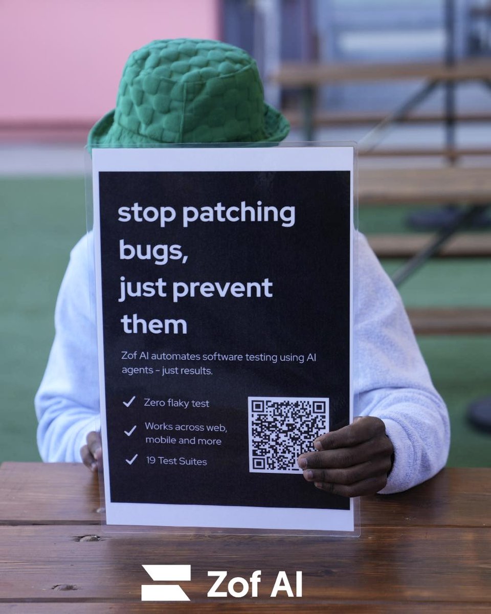 Spot the Tester Challenge!
We’re out here patching bugs (or better preventing them) with Zof AI.
But can you guess who’s behind the card?
First correct guess wins:
A lifetime supply of bug-free deployments… courtesy of Zof AI.*
(*okay fine, maybe just a virtual high five)