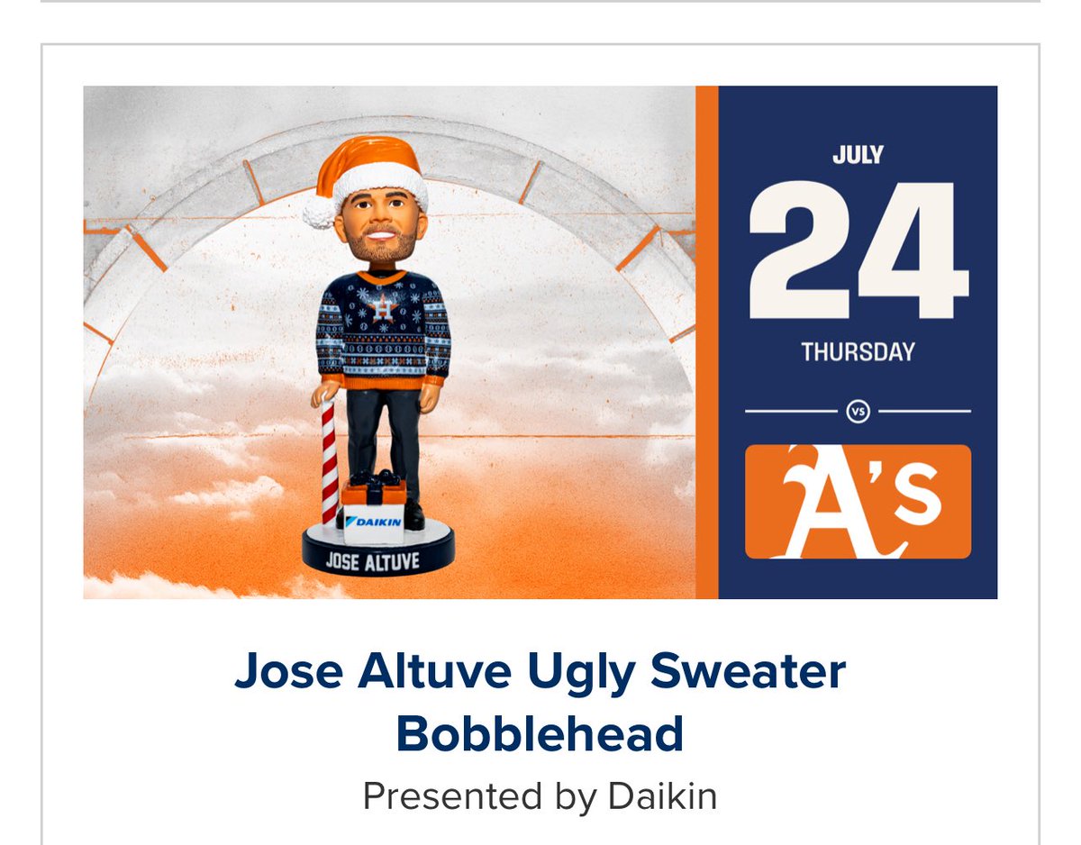 mbhill64's tweet image. Got my Altuve ugly sweater bobble head! And they are blasting Christmas music ! lol!