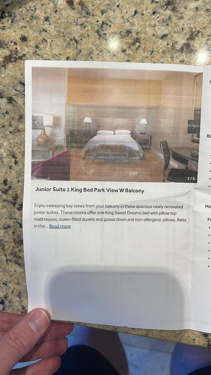 ZHilbert47697's tweet photo. @HiltonHotels @hallmarkchannel Shared there was no mention of construction when I booked the room however the booking said “newly renovated suites” the first room
We were given wasn’t even the room
In the pictures posted online. https://t.co/ak8Py9exvM