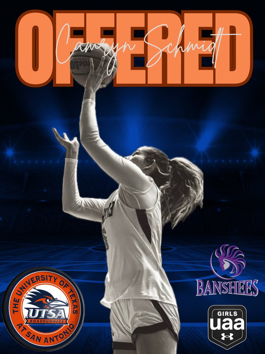 CamSchmidt08's tweet image. After great conversations with @chantelgovan & @CoachKarenA, I am grateful to receive an offer from @UTSAWBB! Thank you for believing in me!
#BirdsUp🤙
@Bansheefam @NLBbasketball
@GradyMajors