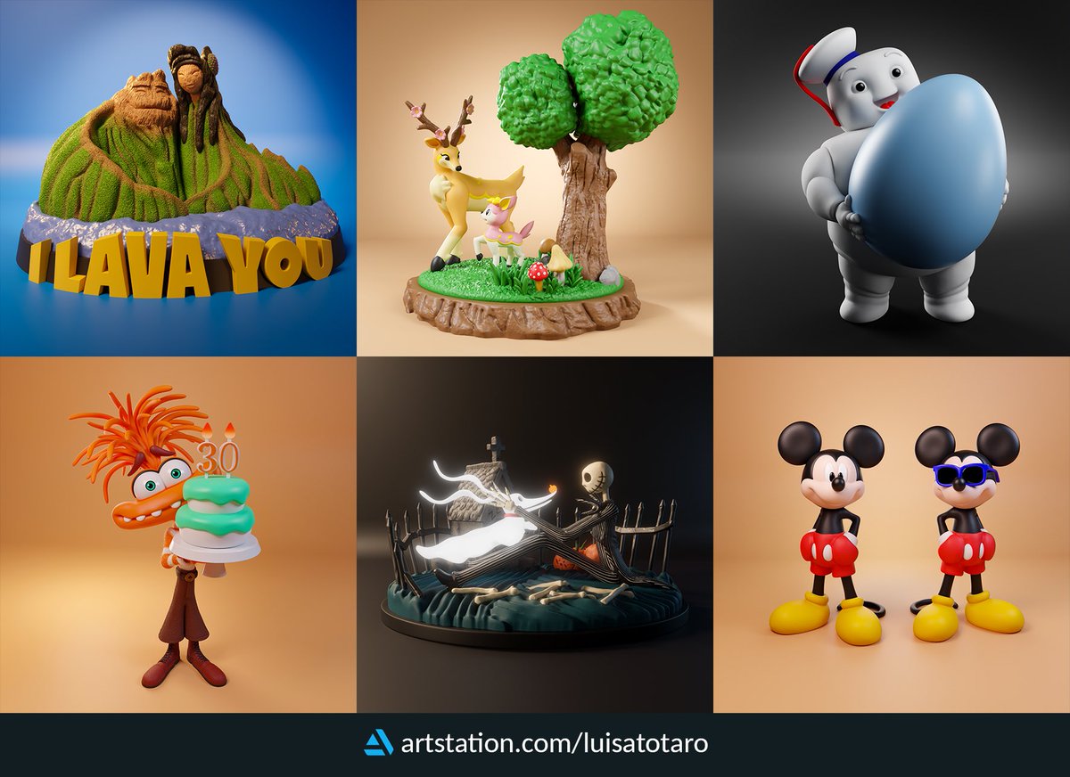 Randomizy3D's tweet image. Hi! ๐
I'm Luisa Totaro, an Italian 3D Artist and Digital Sculptor looking for new job opportunities to join a creative team in the toys and collectibles industry, or anywhere my skill set and profile fits.
#OpenToWork #3DArtist #DigitalSculptor #StylizedCharacters
โฌ๏ธ