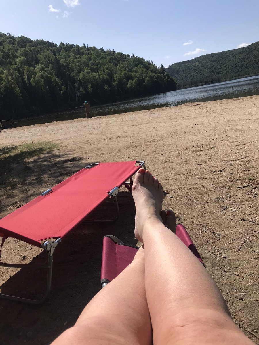 De retour de 4 jours de camping seule comme une grande au lac Bellevue, réserve de Portneuf. Te dire à quel point j’ai eu la sainte paix !!