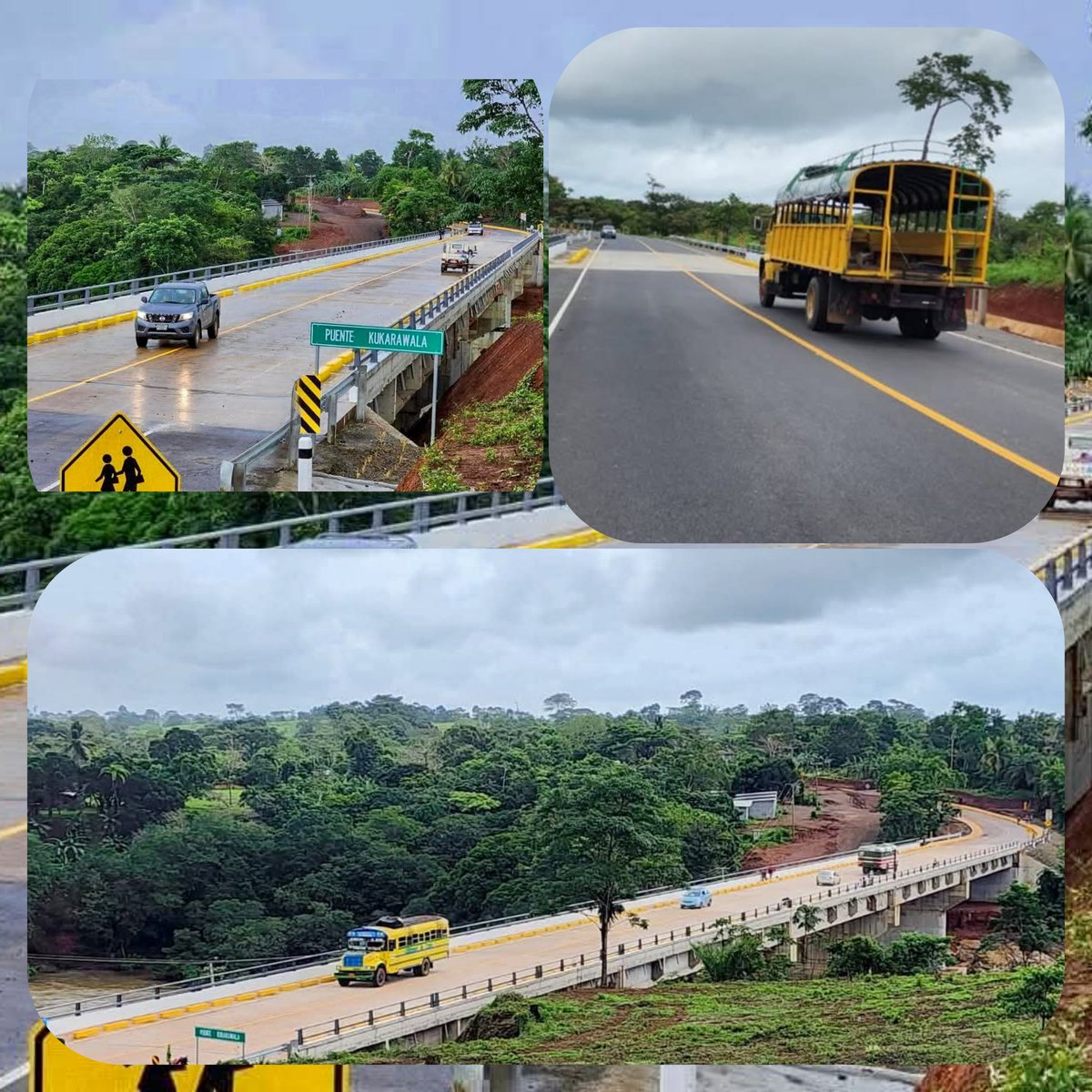 @๐
ฐ๐๐
ด๐
ถ๐
พ ๐ณ๐ฎ (@atego16) on Twitter photo #Nicaragua ๐ณ๐ฎ
Se inauguran 96 km ๐ฃ๐๐๐ El Rama-El Tortuguero
Con esta trascendental obra quedan articulados, primera vez en la historia, los polos de desarrollo del Caribe Sur con el Pacรญfico
#UnidosEnVictorias
<a href="/CarlosEmilioDH/">Carlos Emilio Lopez</a>
<a href="/SicxfredoToledo/">Sicxfredo Toledo</a>
<a href="/huella_sandinis/">HUELLA SANDINISTA๐ณ๐ฎ</a>
๐ธV.Cajina #Nicaragua ๐ณ๐ฎ
Se inauguran 96 km ๐ฃ๐๐๐ El Rama-El Tortuguero
Con esta trascendental obra quedan articulados, primera vez en la historia, los polos de desarrollo del Caribe Sur con el Pacรญfico
#UnidosEnVictorias
<a href="/CarlosEmilioDH/">Carlos Emilio Lopez</a>
<a href="/SicxfredoToledo/">Sicxfredo Toledo</a>
<a href="/huella_sandinis/">HUELLA SANDINISTA๐ณ๐ฎ</a>
๐ธV.Cajina