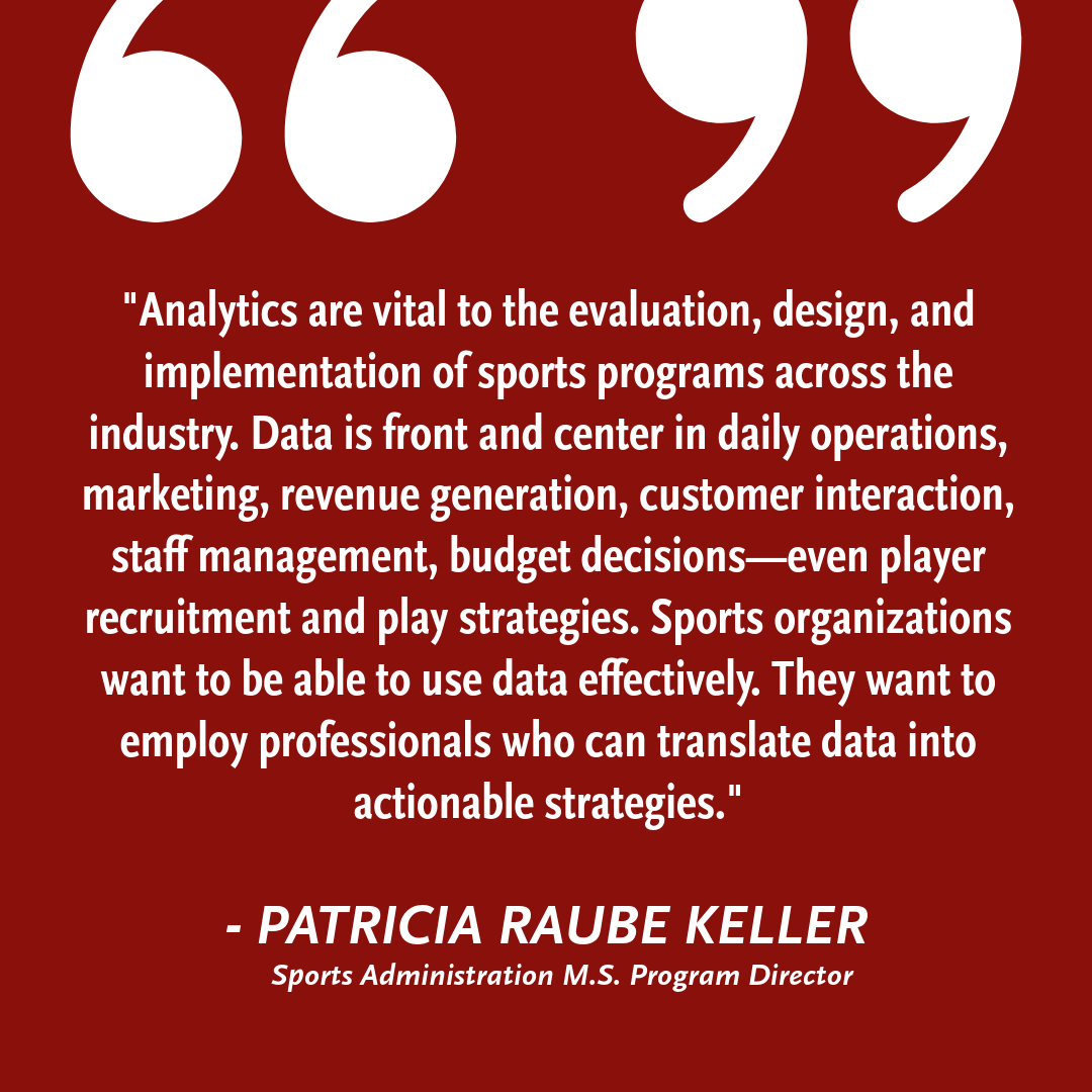 BostonCollege's tweet image. BC's Woods College will launch an M.S. in sports analytics this fall. The new program responds to heightened demand for strong data analytics skills within the sports industry. on.bc.edu/MSSportsAnalyt…