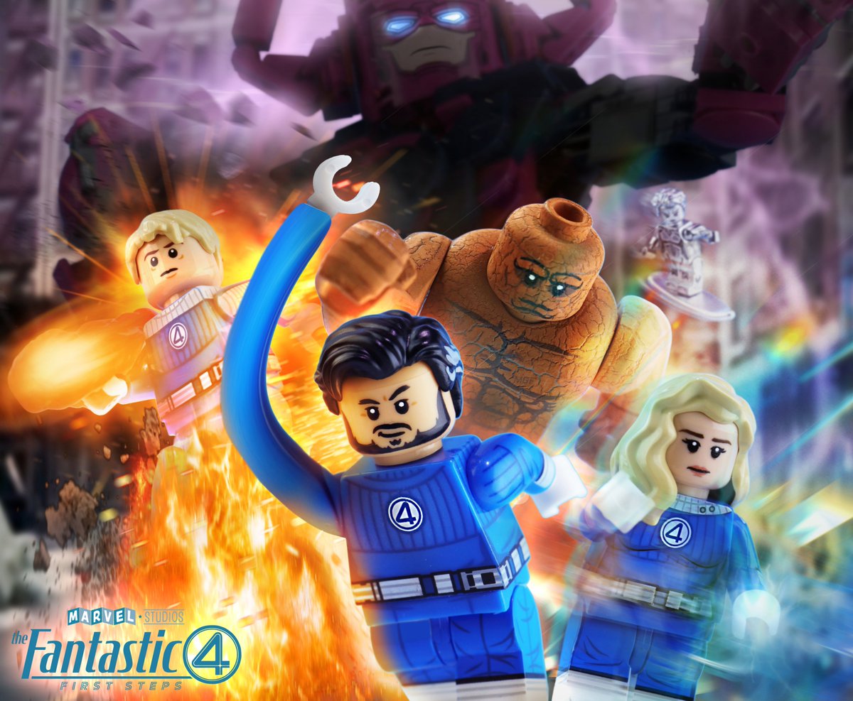 MgfCustoms's tweet image. Facing it together and taking the first steps in LEGO.
Had to edit something fun for Fantastic Four's big launch tonight ☄️🔥