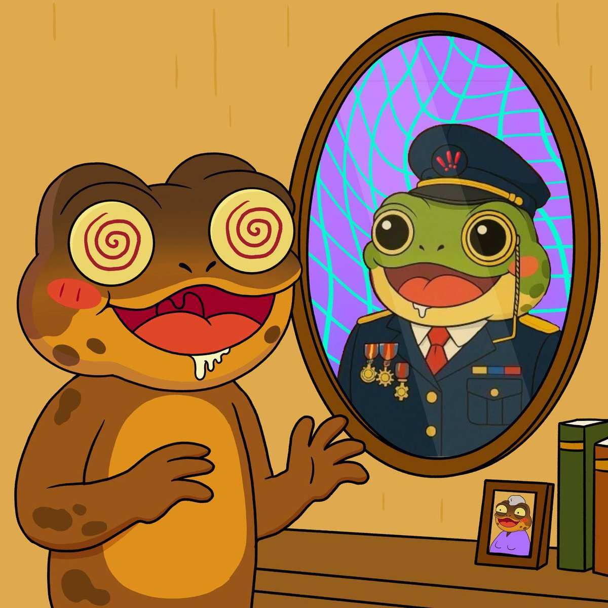 goldkaterchen's tweet photo. @pattyice @imnotalizard_ major frog? ambassador pobble you mean my guy @pattyice https://t.co/lgSJH7S2bC