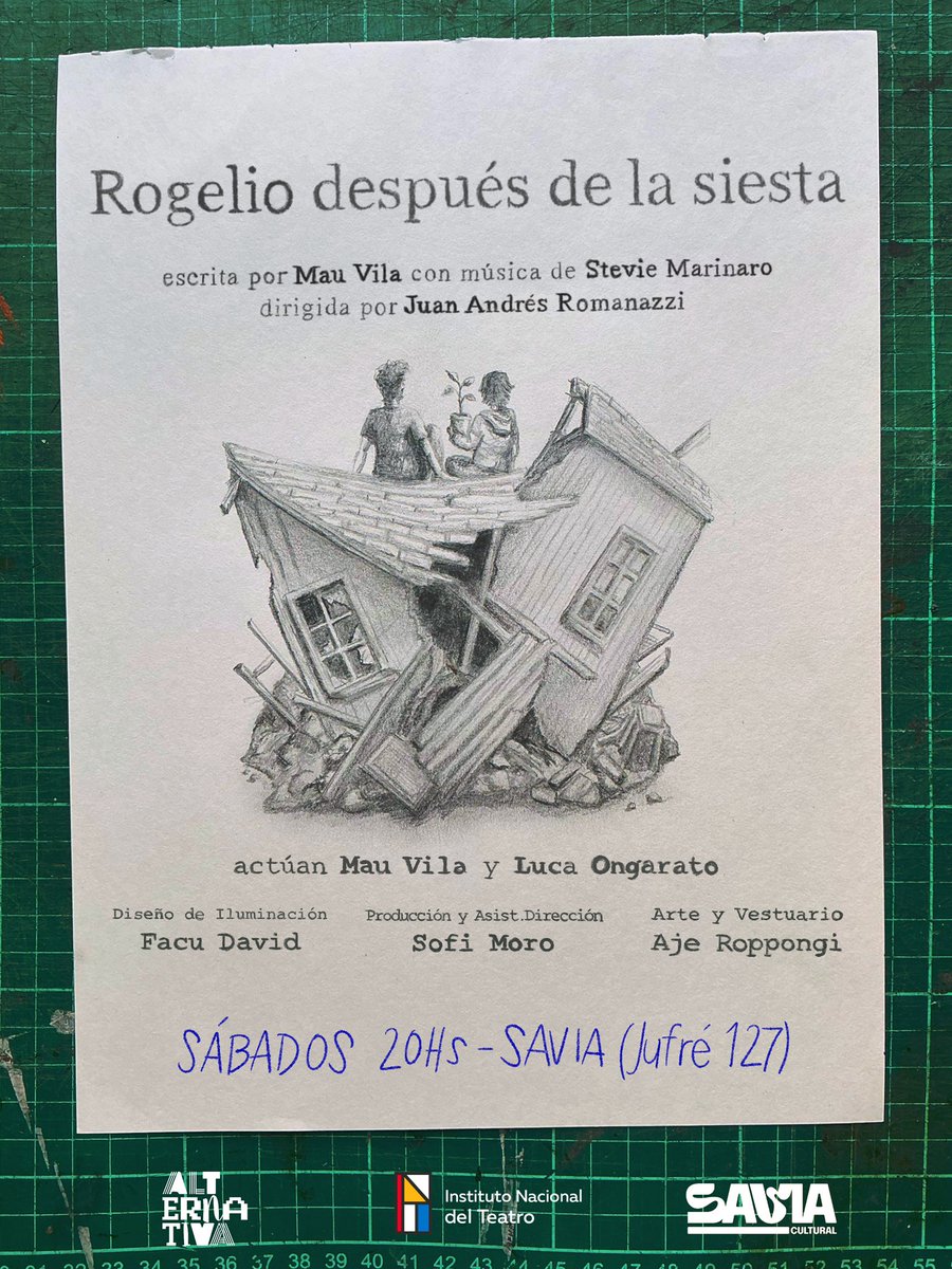 lucaongarato's tweet image. Permiso, comparto mis trabajos porque uno también quiere que vengan a ver sus cositas y le digan palabras lindas: 

🥂”LA NUEVA FRIEND ZONE” (jue y vie de julio)
🪜 “ROGELIO DESPUÉS DE LA SIESTA” (sáb de julio y agosto)
💐 “FLORES, BOMBONES Y RIVOTRIL” (mié a sáb de agosto)