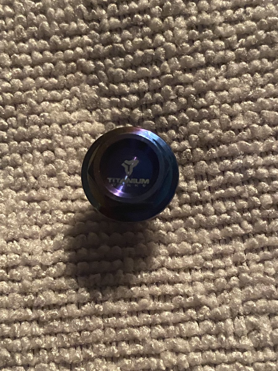Jordan92338366's tweet image. Got my new titanium windshield wiper arm nuts & a titanium 1/8” block off plug today from Titanium Works…✌🏻😃
