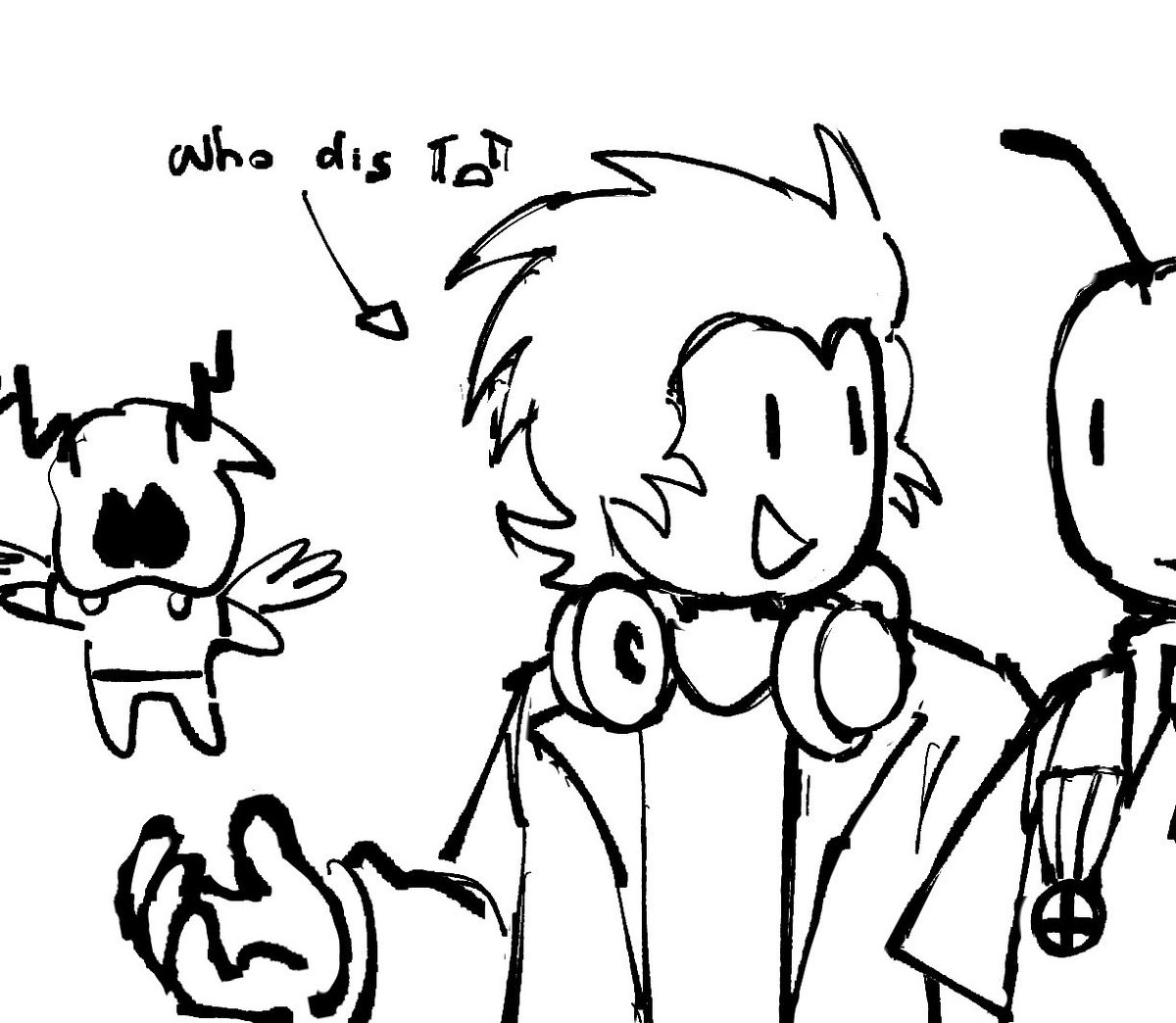BUOYANTHING's tweet image. doodles and stuff I’m not finishing because I got burnt out lolol
#dued1 #onett
