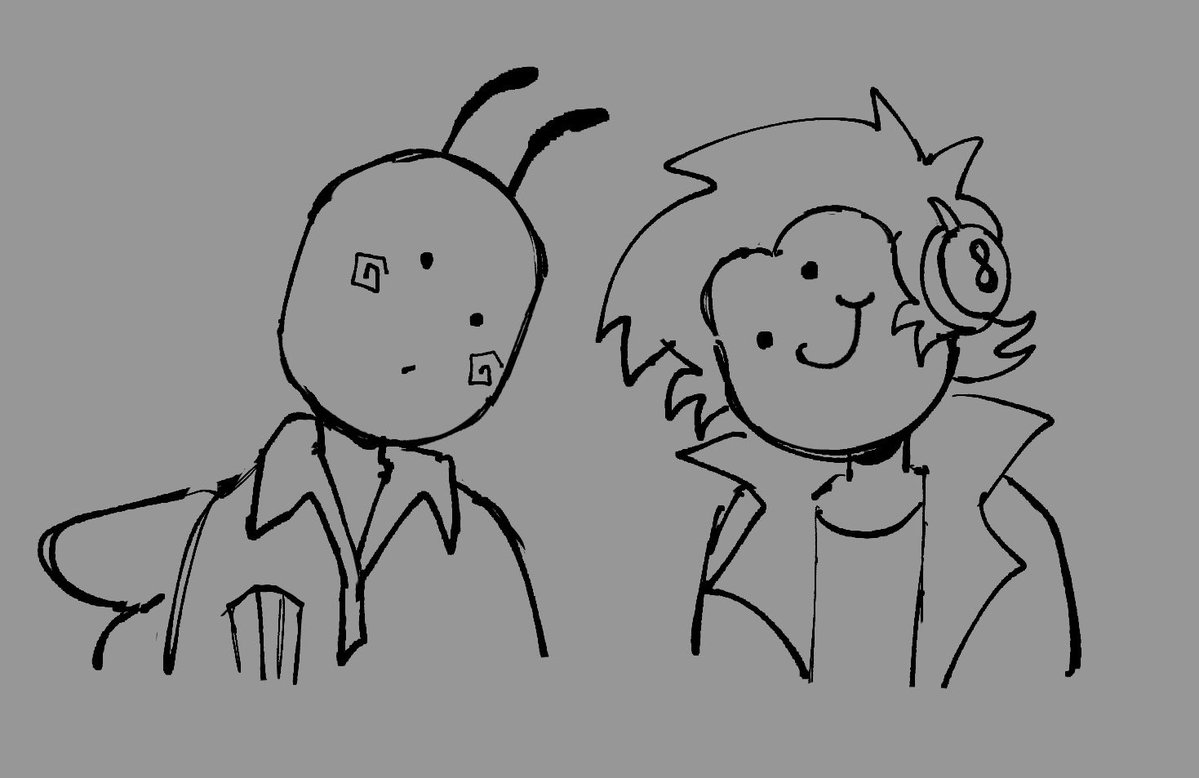 BUOYANTHING's tweet image. doodles and stuff I’m not finishing because I got burnt out lolol
#dued1 #onett