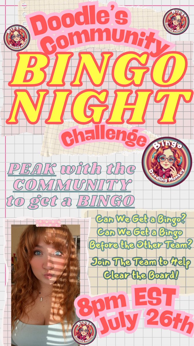 Everyone is Invited to Saturdays game night: PEAK - *Multi Community Bingo Challenge* 

While everyone is rushing to the peak, us streamers will have Bingo cards to complete with our communities help!!

LOSERS have to do a punishment of WINNERS choosing!!