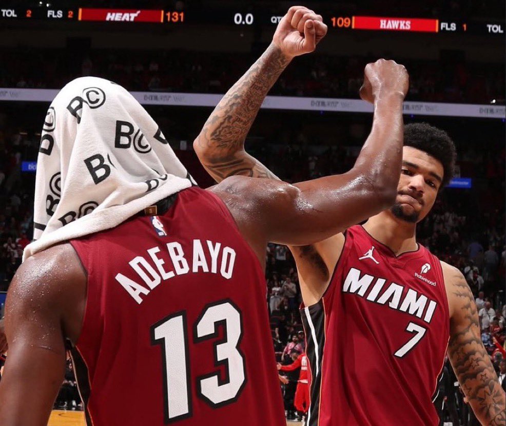 WadexFlash's tweet image. The 2nd year of the Bam/Ware front-court pairing will be SCARY next season.
Chemistry will improve this off-season, Ware has added more size/strength and Bamβs 3PT shot will get better as well.
