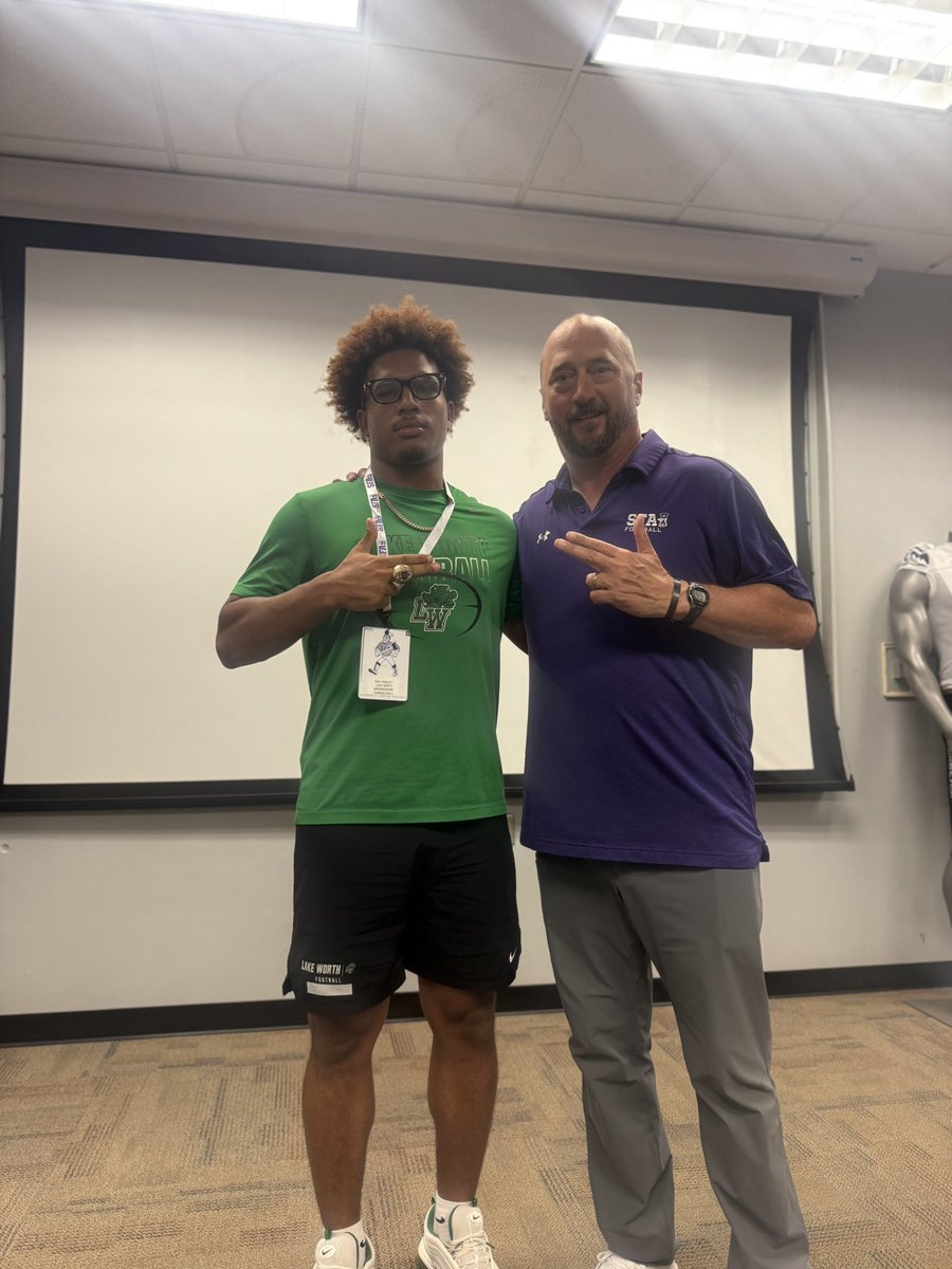Trey Mosley “2026” ATH (@treythefuture1) on Twitter photo #AGTG I am so blessed to receive an Offer from <a href="/SFA_Football/">Lumberjack Football</a> thank you so much for inviting me to visit. I had an awesome time! <a href="/CoachGunnellSFA/">Nelson Gunnell</a> <a href="/CoachCarthel/">Colby Carthel</a> <a href="/2LiveCraig/">2LiveCraig</a> <a href="/coachH2bwill/">Brandon Williams</a> <a href="/TXTopTalent/">TX TOP TALENT</a> <a href="/On3sports/">On3</a> <a href="/MohrRecruiting/">Brian Mohr</a> <a href="/Jason_Howell/">Jason Howell</a> <a href="/BHoward_11/">Brandon Howard</a> #AGTG I am so blessed to receive an Offer from <a href="/SFA_Football/">Lumberjack Football</a> thank you so much for inviting me to visit. I had an awesome time! <a href="/CoachGunnellSFA/">Nelson Gunnell</a> <a href="/CoachCarthel/">Colby Carthel</a> <a href="/2LiveCraig/">2LiveCraig</a> <a href="/coachH2bwill/">Brandon Williams</a> <a href="/TXTopTalent/">TX TOP TALENT</a> <a href="/On3sports/">On3</a> <a href="/MohrRecruiting/">Brian Mohr</a> <a href="/Jason_Howell/">Jason Howell</a> <a href="/BHoward_11/">Brandon Howard</a>