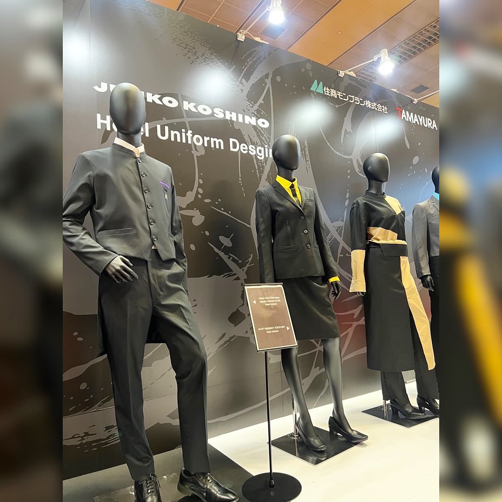tamayura1965's tweet photo. 「#ホテルレストランショー」に、出展しています❗️

#たまゆら #tamayura #tamayuraathle #たまゆらアスレ #枚方市 #SDGs #コシノジュンコ #ユニフォーム #uniform #MJWW #MrJUNKO #hotel #猛暑対策 #熱中症 #空調服 #ファン付きウェア #飲食店 #モンブラン #住商モンブラン #インテックス大阪 https://t.co/FqLbHuATFk
