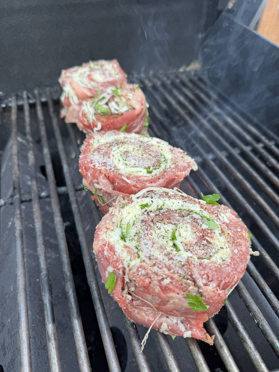 JakeKoco's tweet image. Pinwheel steaks FTW