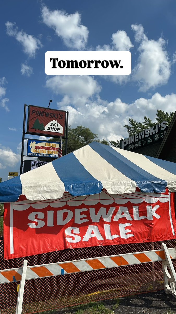 Sidewalk Sale 2025. Starts July 25th. Great deals on everything in store!!