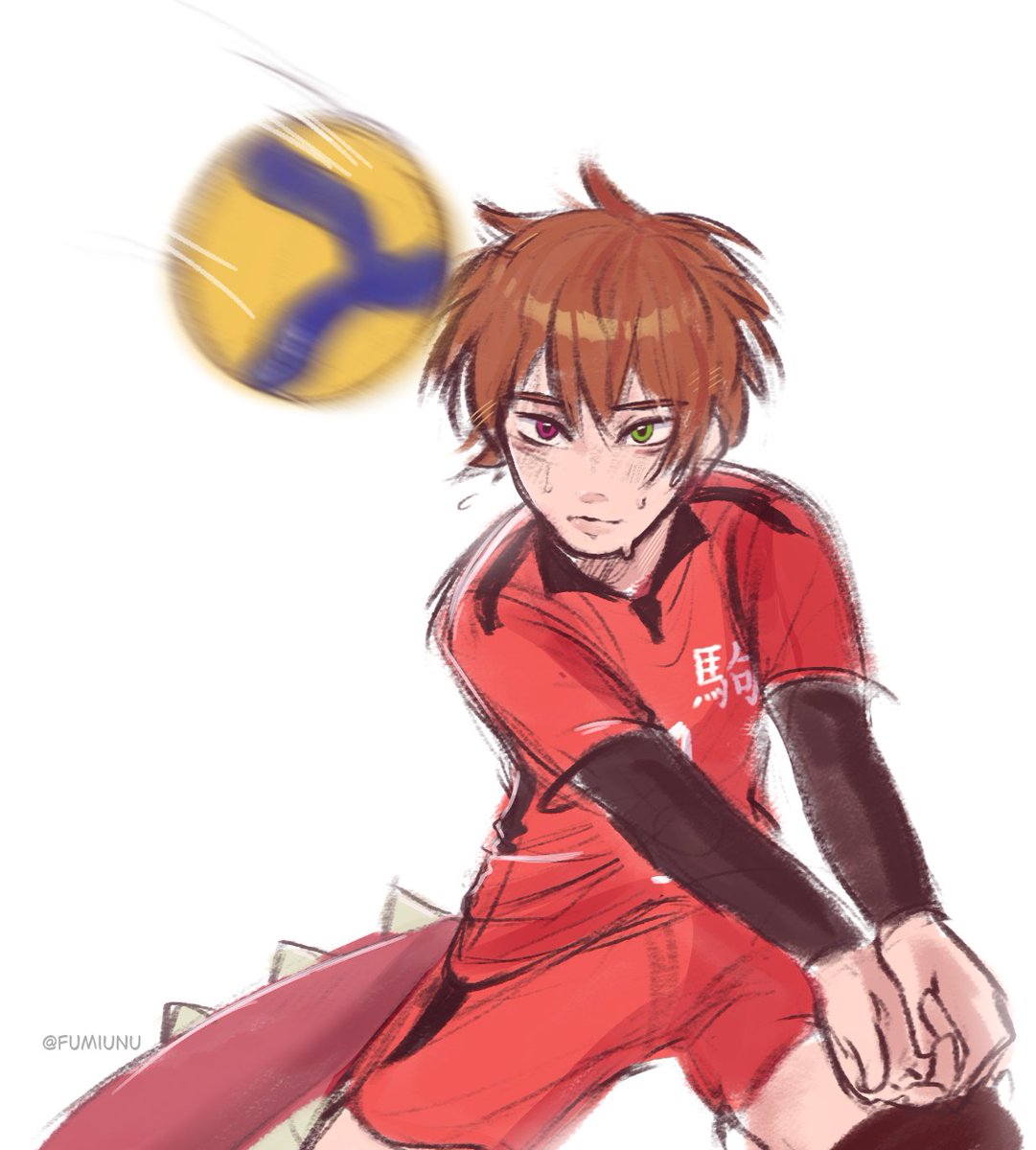 un bocetito d Raptor como un Nekoma
#CoMPas #Haikyuu <a href="/Raptorgamer_/">RaptorGamer</a>