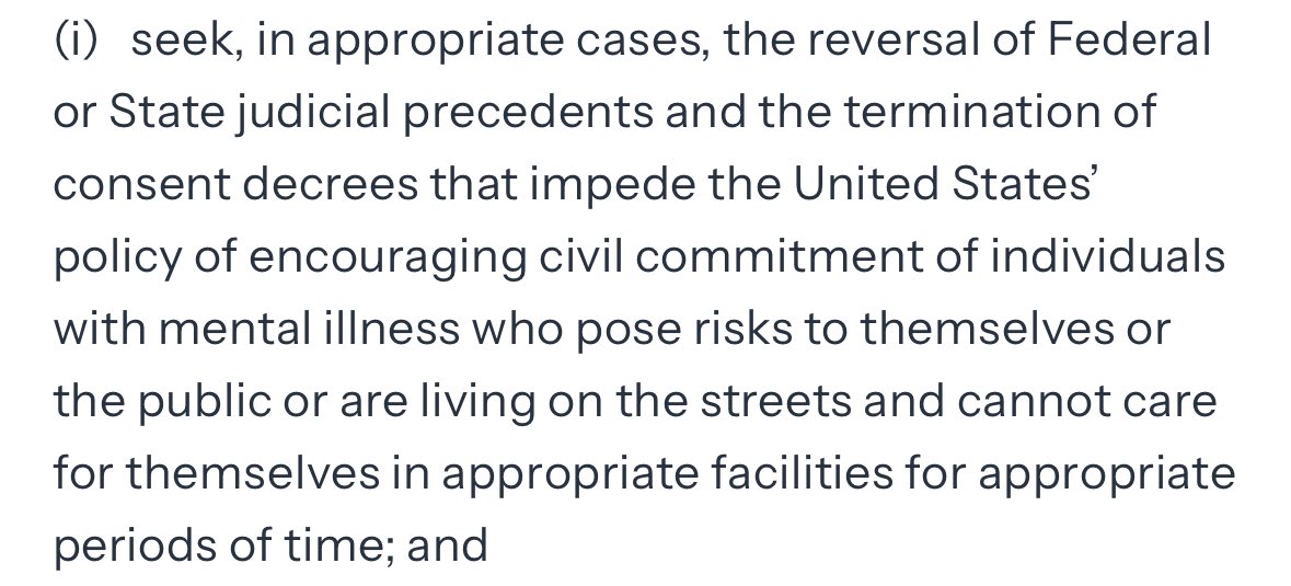 BREAKING - President Trump’s new executive order will essentially override the laws that closed the mental asylums in the 1960s, allowing states to once again involuntarily re‑institutionalize people deemed a danger to themselves or others.