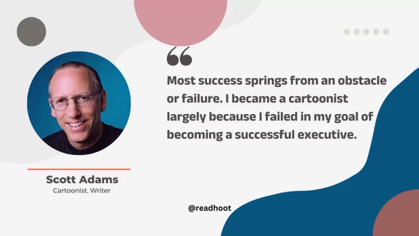 If you want to #change your #life or #business for the #better, you have to #choose to #DO something. 

Choose to “#GetInTheGame!” 

The A-Z of Easy to do! #AUDIOBOOK 

peterthurin.com/books or 

adbl.co/3snlPNI

<a href="/ScottAdamsSays/">Scott Adams</a> #Success #Obstacle #Failure #Cartoon
