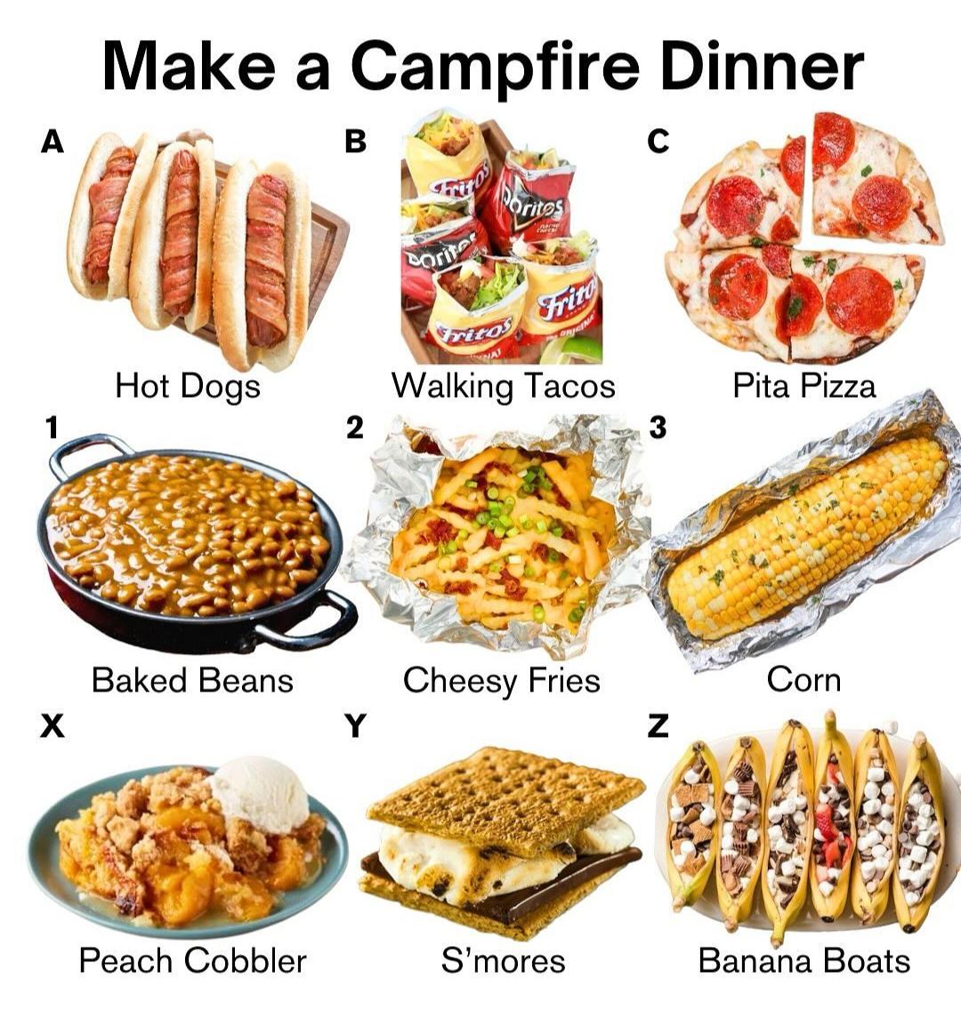 conquertheno's tweet photo. What are you having at the campfire? https://t.co/UgIa6fu4r4