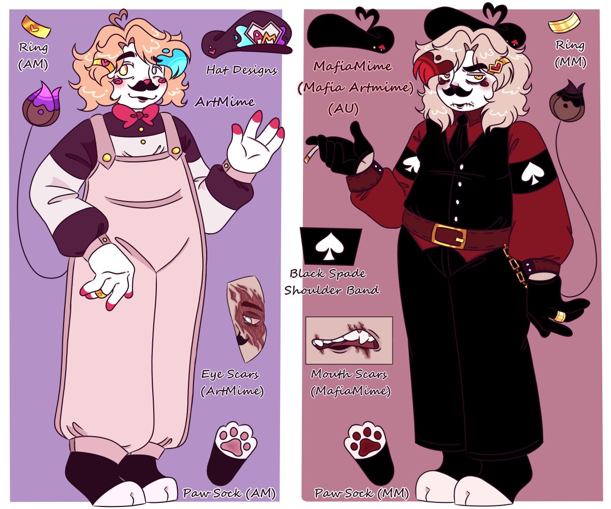 RetiHajni's tweet image. FINALLY, THEY HAVE A REF SHEET! 💜💔 #smg4au #smg4oc #SMG4