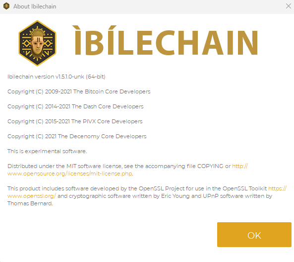 Our Source code is genuinely rooted in Bitcoin's code and cryptography, we are also inspired by the Cardano Proof of Stake consensus. Ibilechain is a cultural themed, open-source, and decentralized peer-to-peer currency featuring advanced user data protection features, community