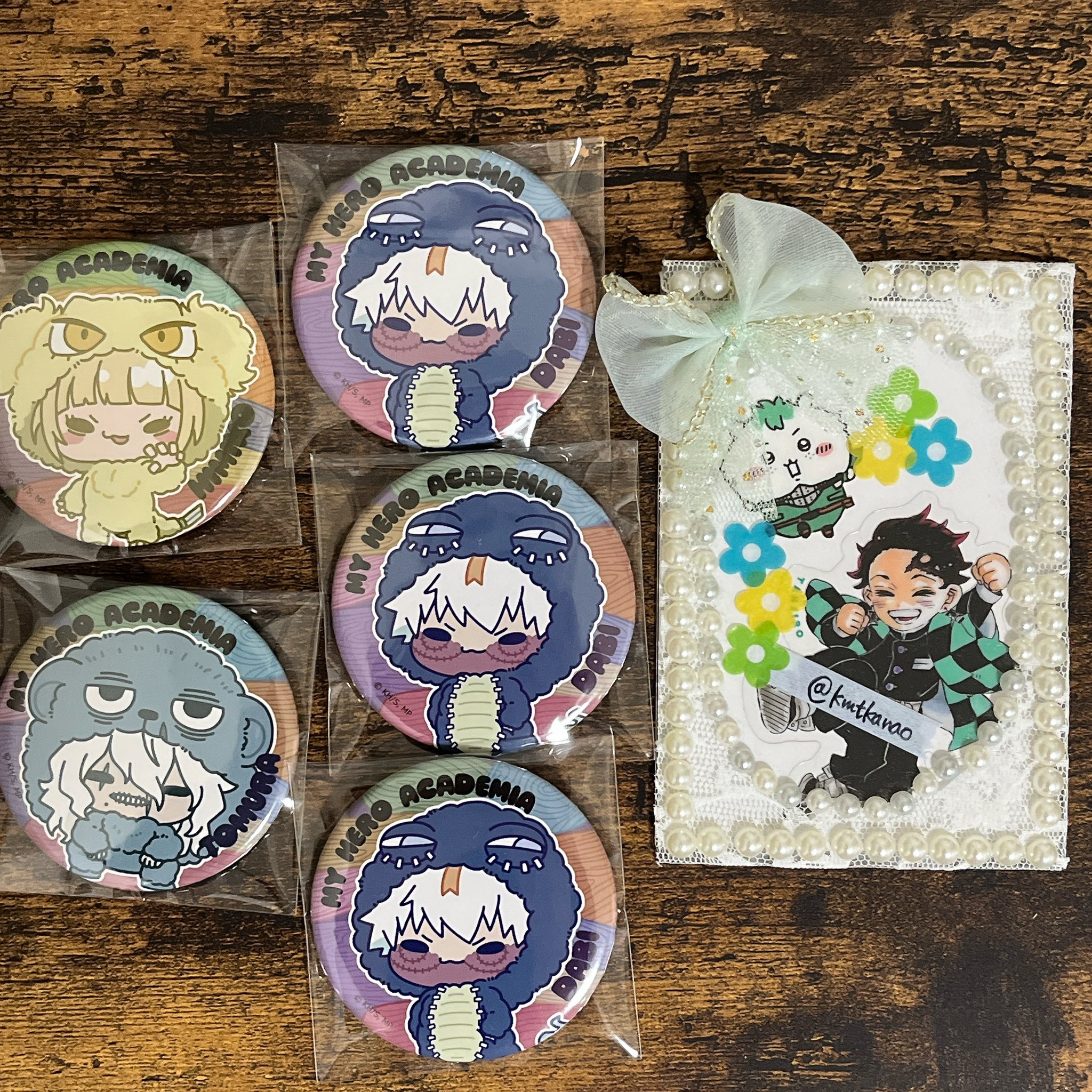 荼毘　ヒロアカ　アニマル　缶バッジ20個&ポストカード4枚 ゆき on X: 