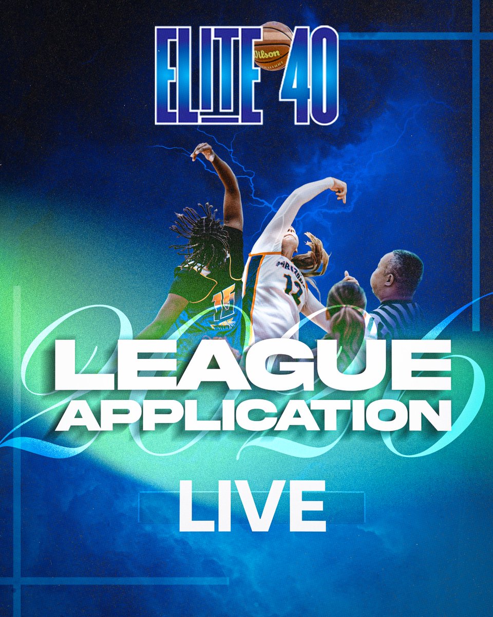 Elite40League's tweet image. 🚨 ELITE 40 2026 LEAGUE APPLICATIONS ARE NOW LIVE!
Think your squad has what it takes? Apply now to be part of the most competitive league in the nation.
#Elite40 #E40League
render.jotform.com/222565531738056