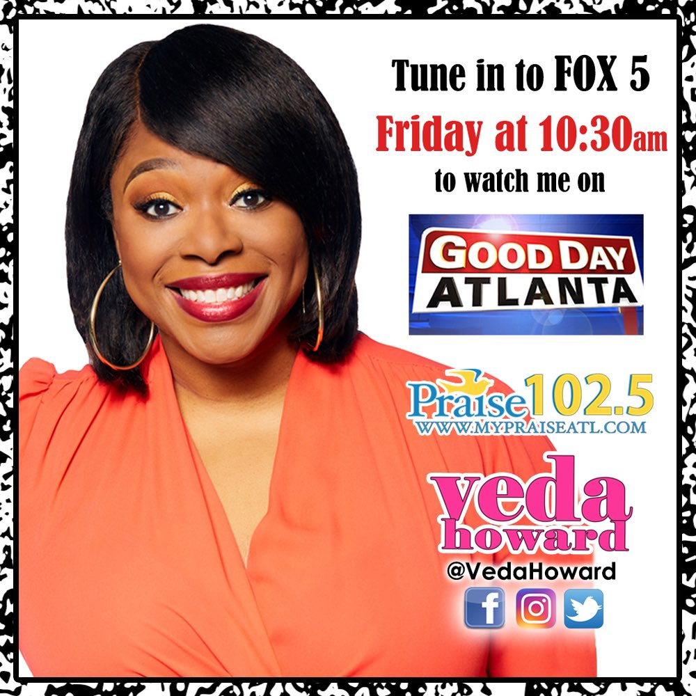 Hey! 🤗 Friday morning I’ll be checking in with our friends from <a href="/FOX5Atlanta/">FOX 5 Atlanta</a>’s <a href="/GoodDayAtlanta/">Good Day Atlanta</a> at 10:30am to sprinkle some Wisdom Nuggets in the atmosphere. See you in the morning! ❤️📺❤️

#Grateful 🙏🏾 
#WisdomNuggets ✨ 
@Praise1025 🎶