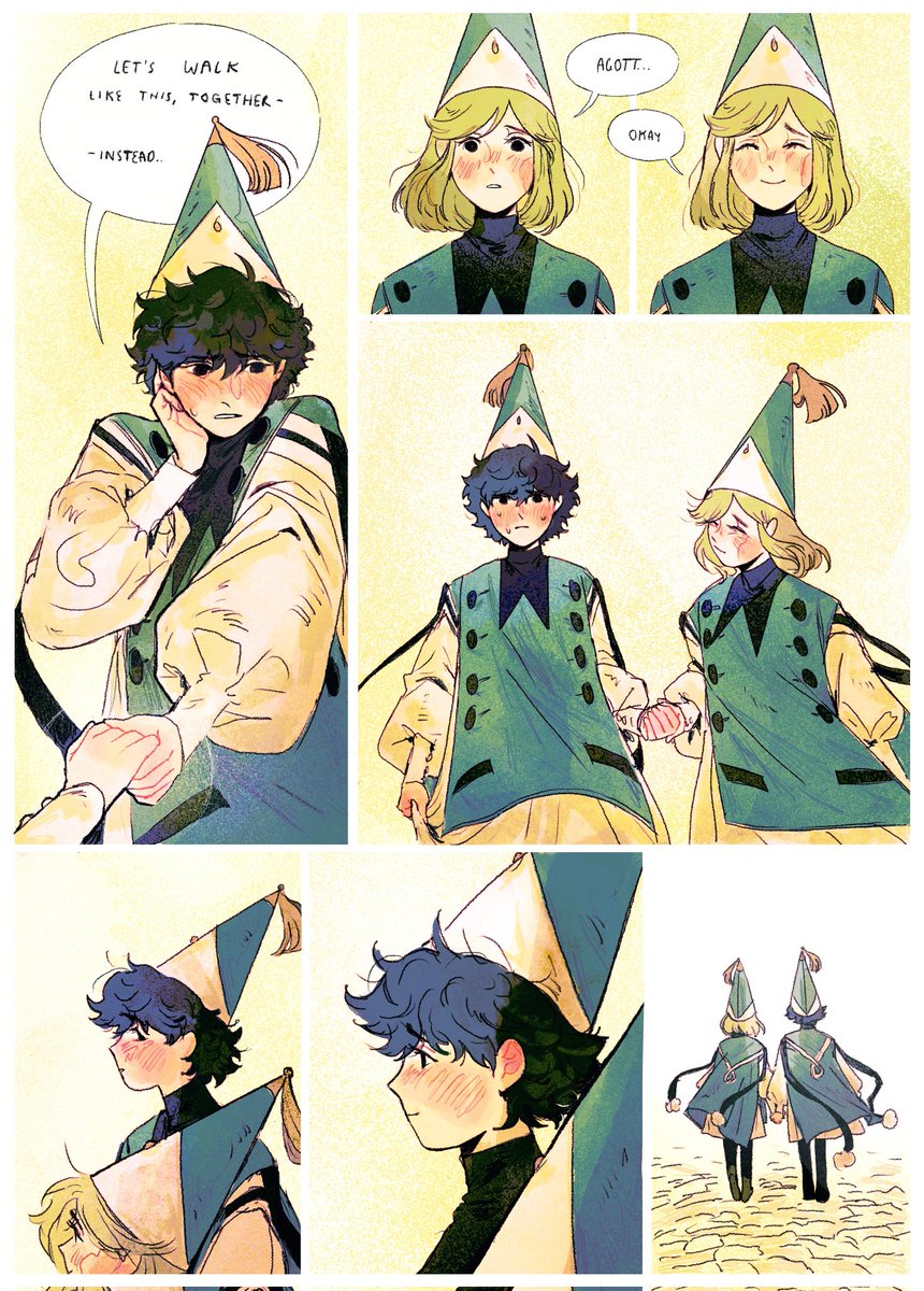 Walking together 
#witchhatatelier #Δ帽子
