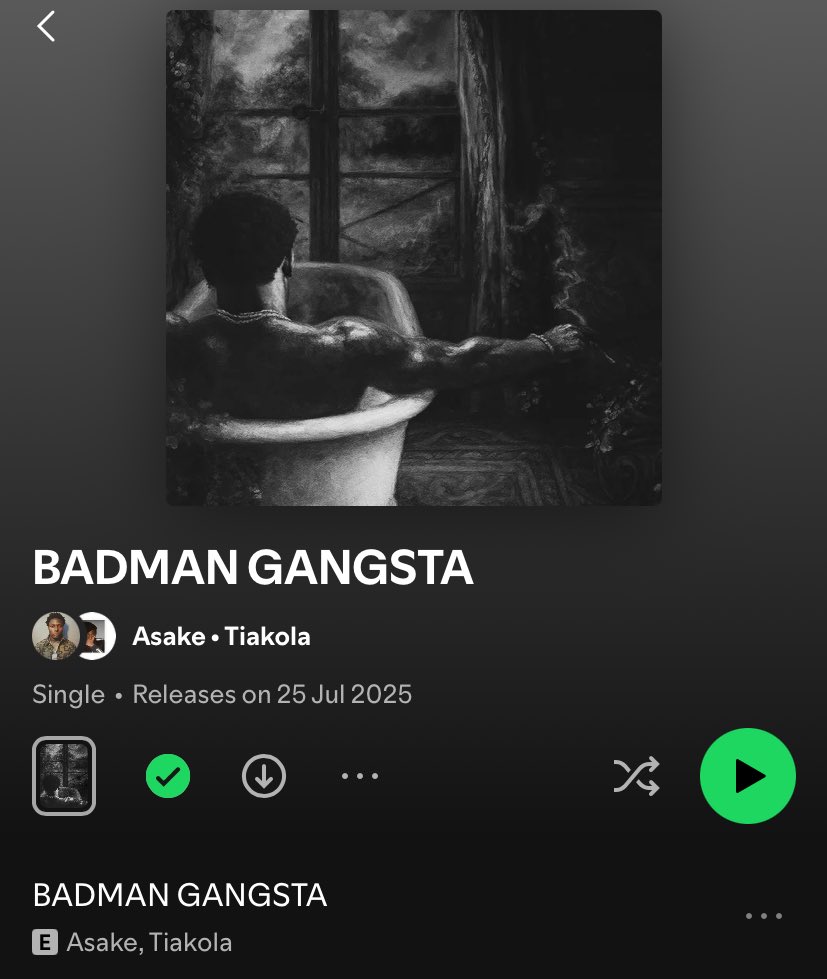 noxgenre's tweet image. ASAKE & TIAKOLA join forces on
“BADMAN GANGSTA” Produced by P.Priime 🪖🔥
A heavy-hitting cross-continental collab that blends Afrobeats swagger with French finesse.
Out Now. Stream it loud.
#Asake #Tiakola #BadmanGangsta #NewMusic #AfroFusion #AfroDrill #NXGApproved