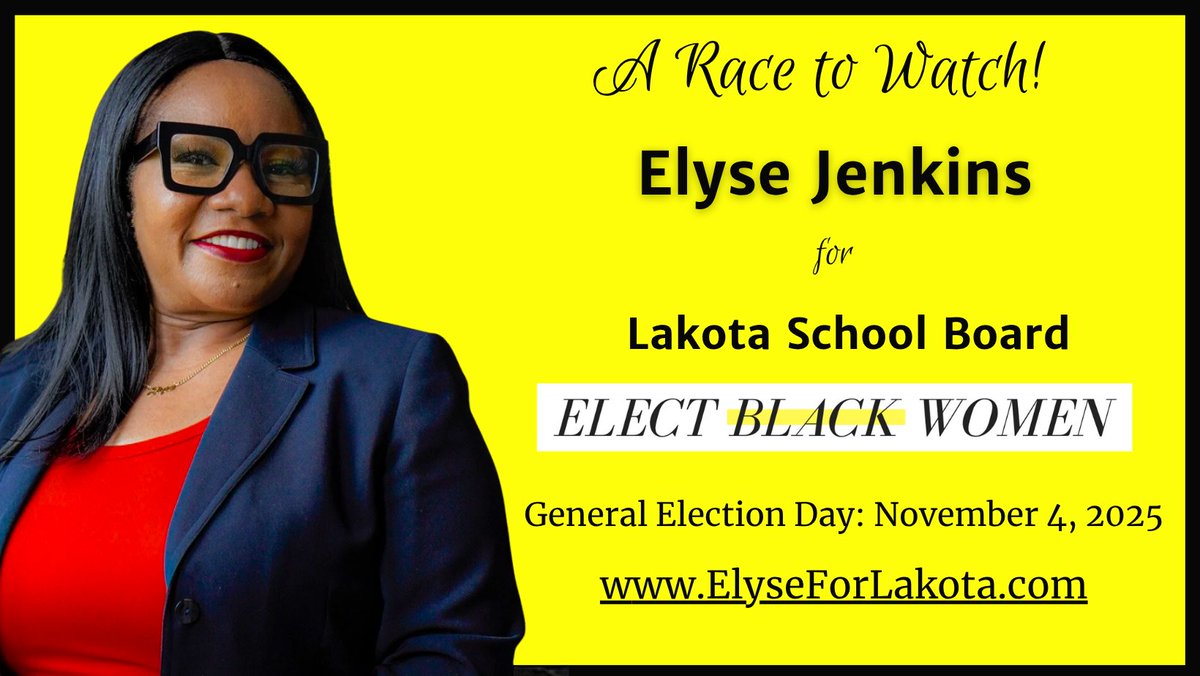 4 Black women. 4 game-changing campaigns.

🖤 Tammy Hollaway – Newark, NJ → TheRightWayWithHollaway.com
🖤 Elyse Jenkins – OH → ELYSEFORLAKOTA.COM
🖤 Maren Turner – WA → MarenTurner.com
🖤 Rae Cousins – VA → raecousins.com

#ElectBlackWomen #RacesToWatch