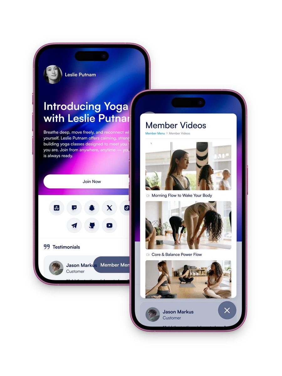 popdotsite's tweet image. serious question… 

other than Pop Site…

what other tool lets you make membership platform from your phone for free?