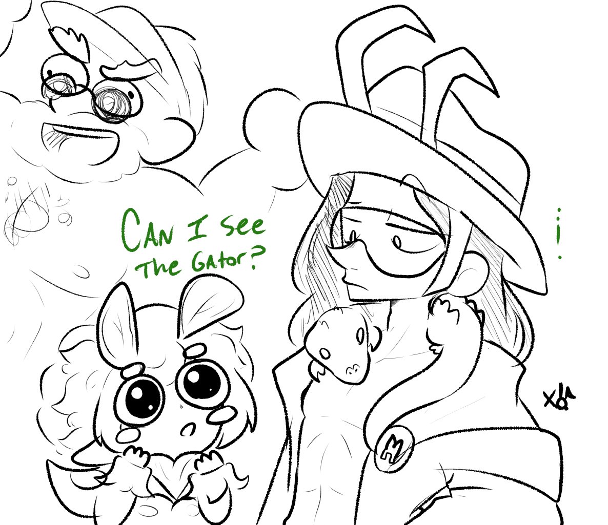 XObunny04's tweet image. Quick and sloppy doodle of what happened to me in Marvel Rivals a few days ago.

This Loki was the best, understanding the assignment. They were also sweet protecting me the entire match.