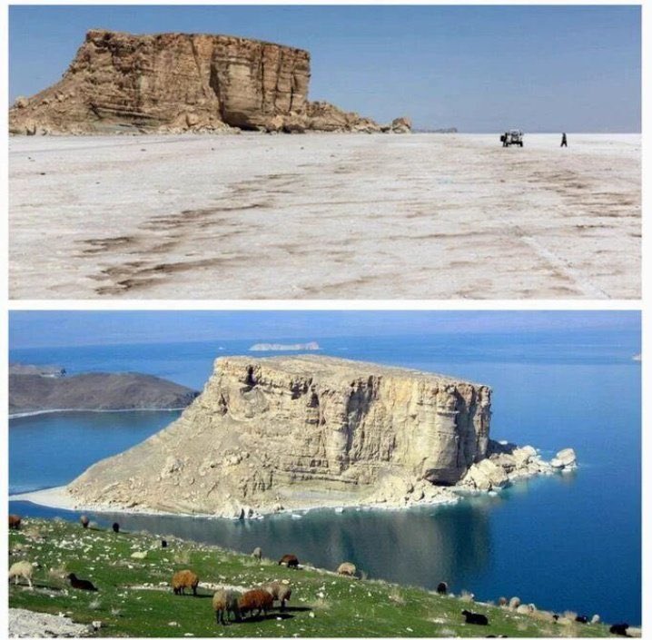 rezahamedk's tweet image. ۳دریاچه در یک موقعیت نزدیک
دریاچه ارومیه دومین دریاچه شور جهان
خون باید گریست بنده ارومیه زندگی میکنم
تنها دلیل خشکیدن ناکارآمدی و وطن فروشیست
هزاران گرفتاری داریم یکی دریاچه ارومیهاست
اما باعثوبانی فقط یکی است مشترک جمهوریاسلامی