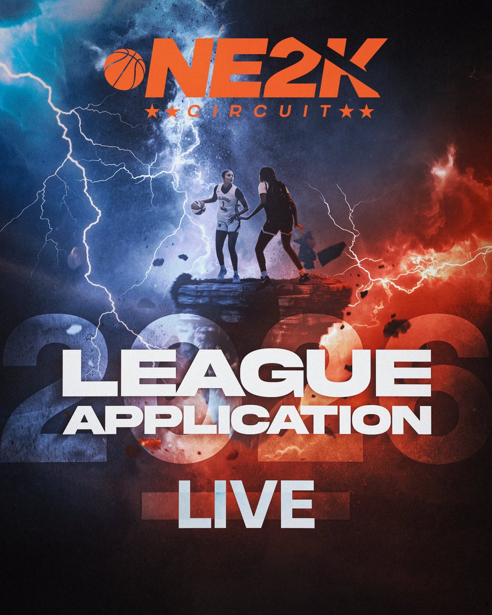 NE2KHoops's tweet image. ⚡️NE2K 2026 LEAGUE APPLICATIONS ARE OFFICIALLY LIVE!
Step into the fire and prove you belong on the nation’s most electric circuit. Don’t miss your shot. #NE2K
render.jotform.com/222565531738056