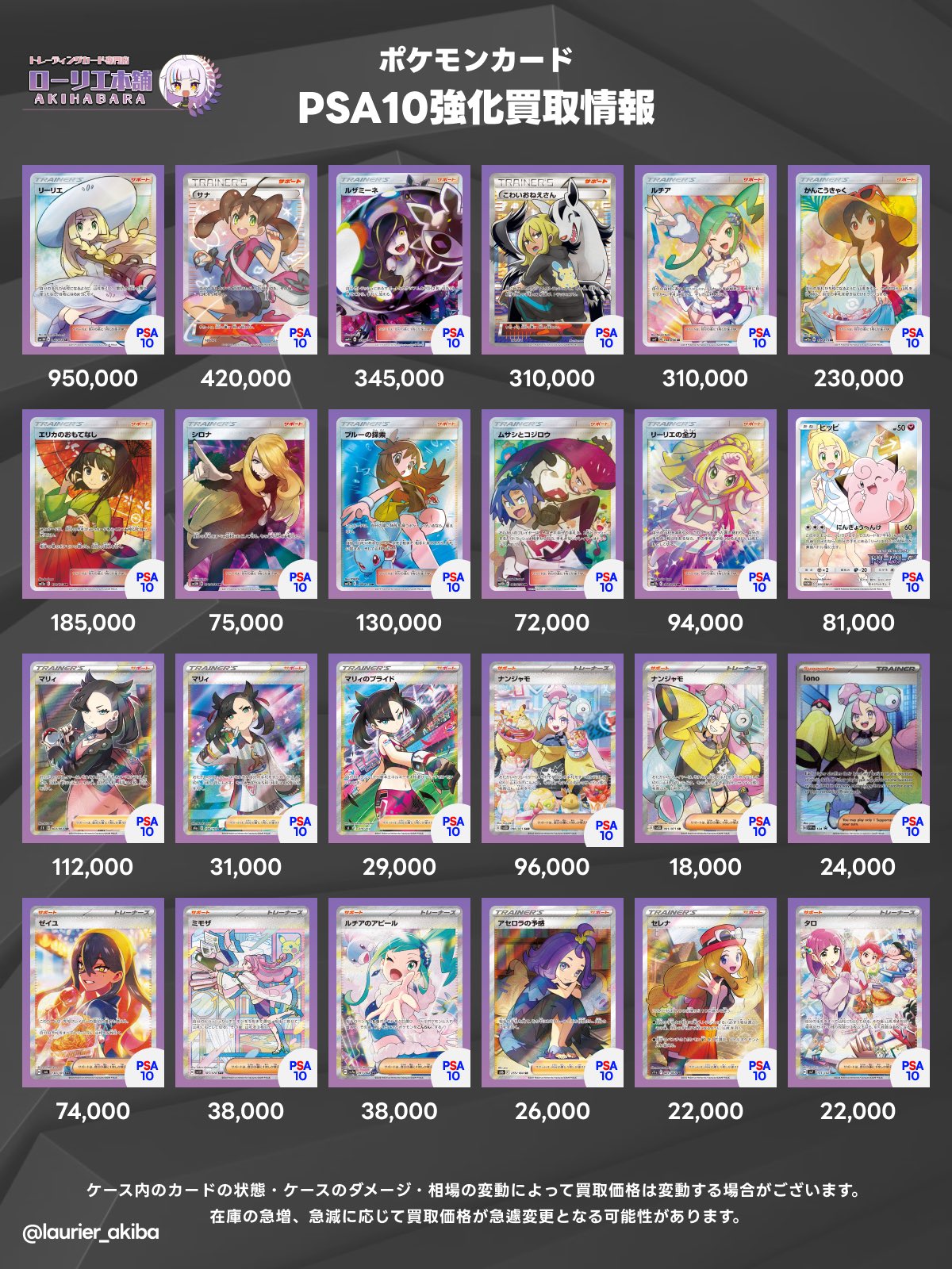 リボーン　懸賞　カード　まとめ売り ローリエ本舗AKIHABARA on X: 