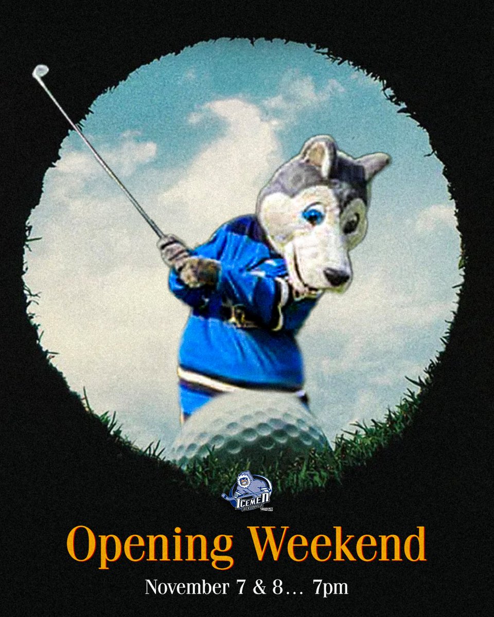 JaxIcemen's tweet image. Somebody learned how to swing — see you November 7 & 8! ⛳ 🥅
-
Swing into the season, get your season tickets now | bit.ly/4dvzCbj