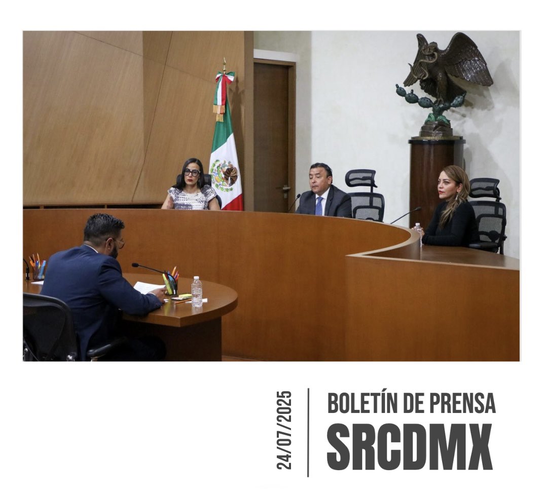 📰 #BoletínSRCDMX | SRCDMX confirma amonestación pública por uso de imágenes de personas menores en propaganda electoral: goo.su/7UQASy 

#TEPJF #SRCDMX #TribunalElectoral #JusticiaElectoral #Democracia #JusticiaCercana