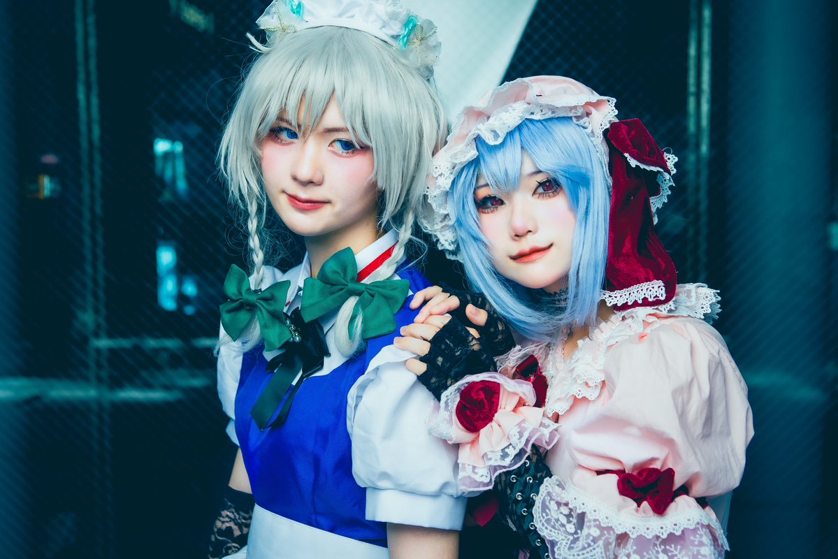 tttttt0303p's tweet image. コスプレ⚠️

東方project / 十六夜咲夜　レミリア・スカーレット

📸　@5k_55555  さん

#東方Projectコスプレ