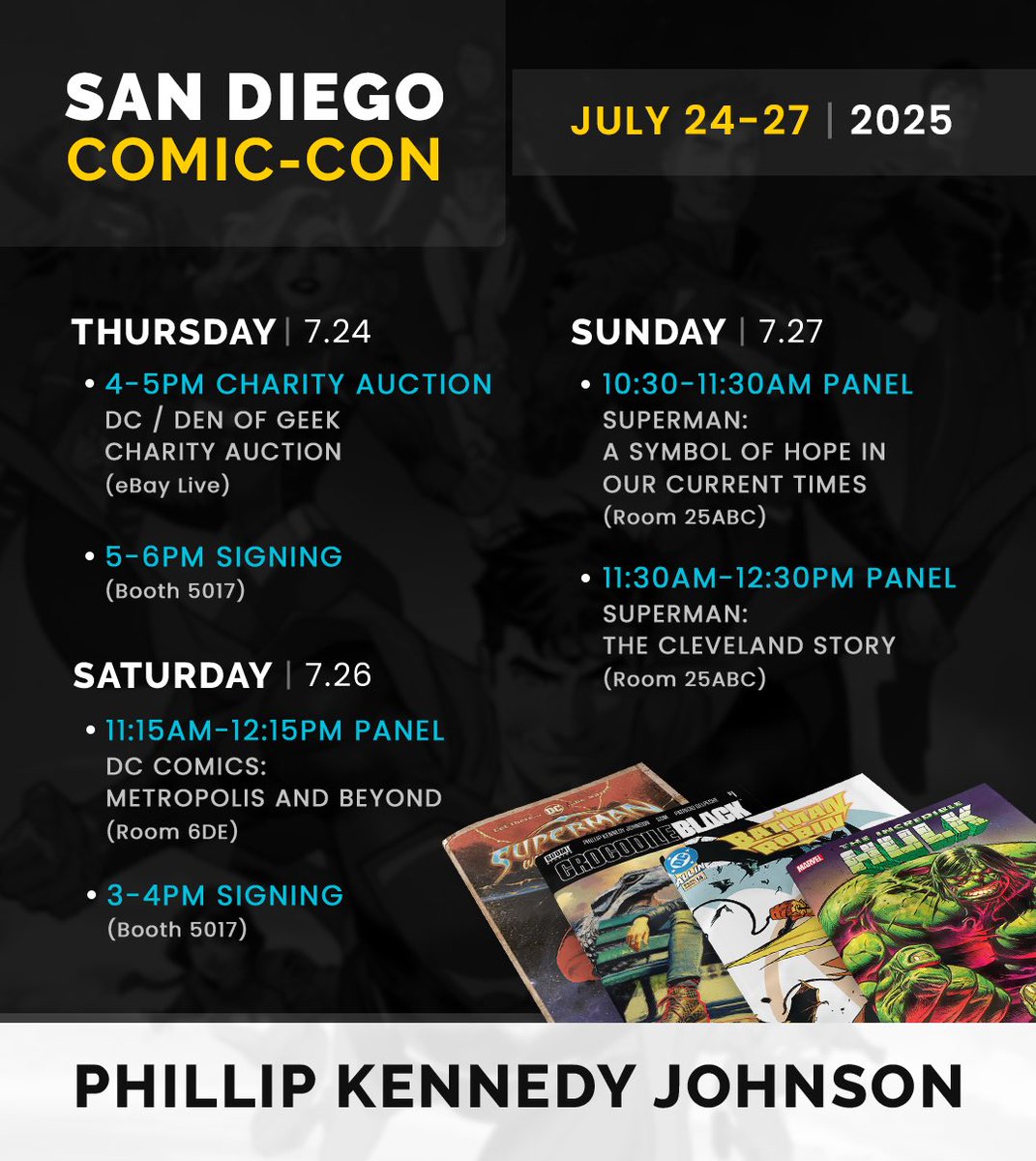 Phillip Kennedy Johnson (@phillipkjohnson) on Twitter photo eBay live with <a href="/DenofGeekUS/">Den of Geek News!</a>! Bid on some cool Superman stuff to support a great cause, the Book Industry Charitable Foundation. Auctioning off a signed Superman Omnibus, not yet on shelves! eBay live with <a href="/DenofGeekUS/">Den of Geek News!</a>! Bid on some cool Superman stuff to support a great cause, the Book Industry Charitable Foundation. Auctioning off a signed Superman Omnibus, not yet on shelves!