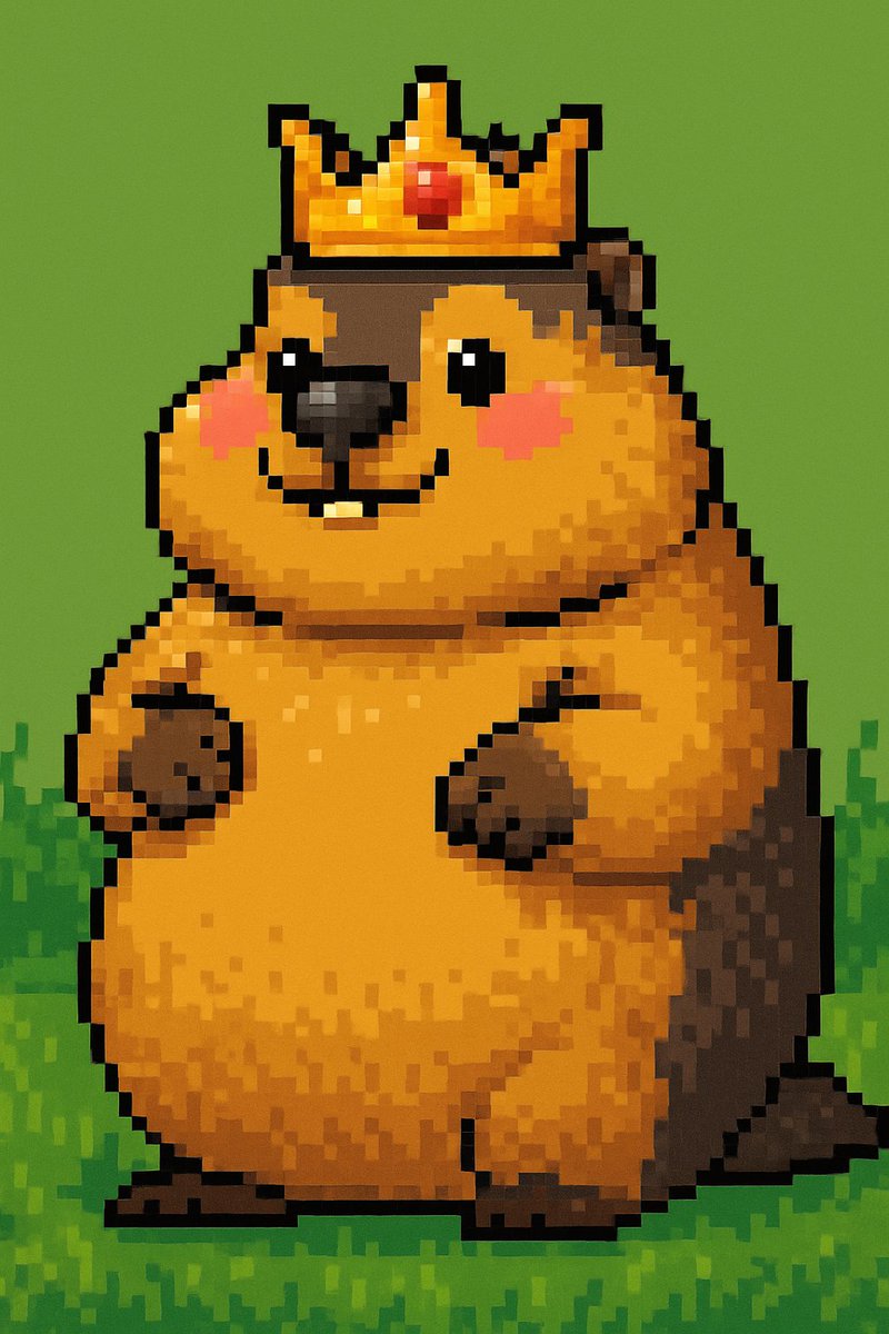 👑 The Marmot Empire has found its King!
He’s majestic, pixel-perfect, and ready to rule with fluff and flair 🐾
Long live the King — the first of many to rise in the Marmot Realm!
#MFM #MarmotMagic #chia