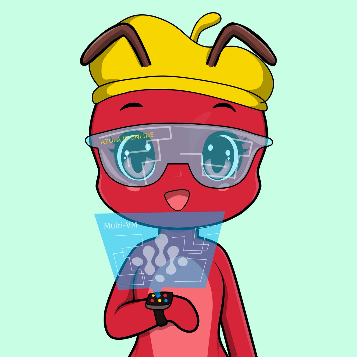 diannheto's tweet image. Day 35
Heading toward a more advanced future, cross-dimensional technology will bring a fresh breeze to the evolution of blockchain civilization.
A red ant with smart glasses, wearing a modern smartwatch and a designer hat, is ready to explore Multi-VM Arichain
This is…