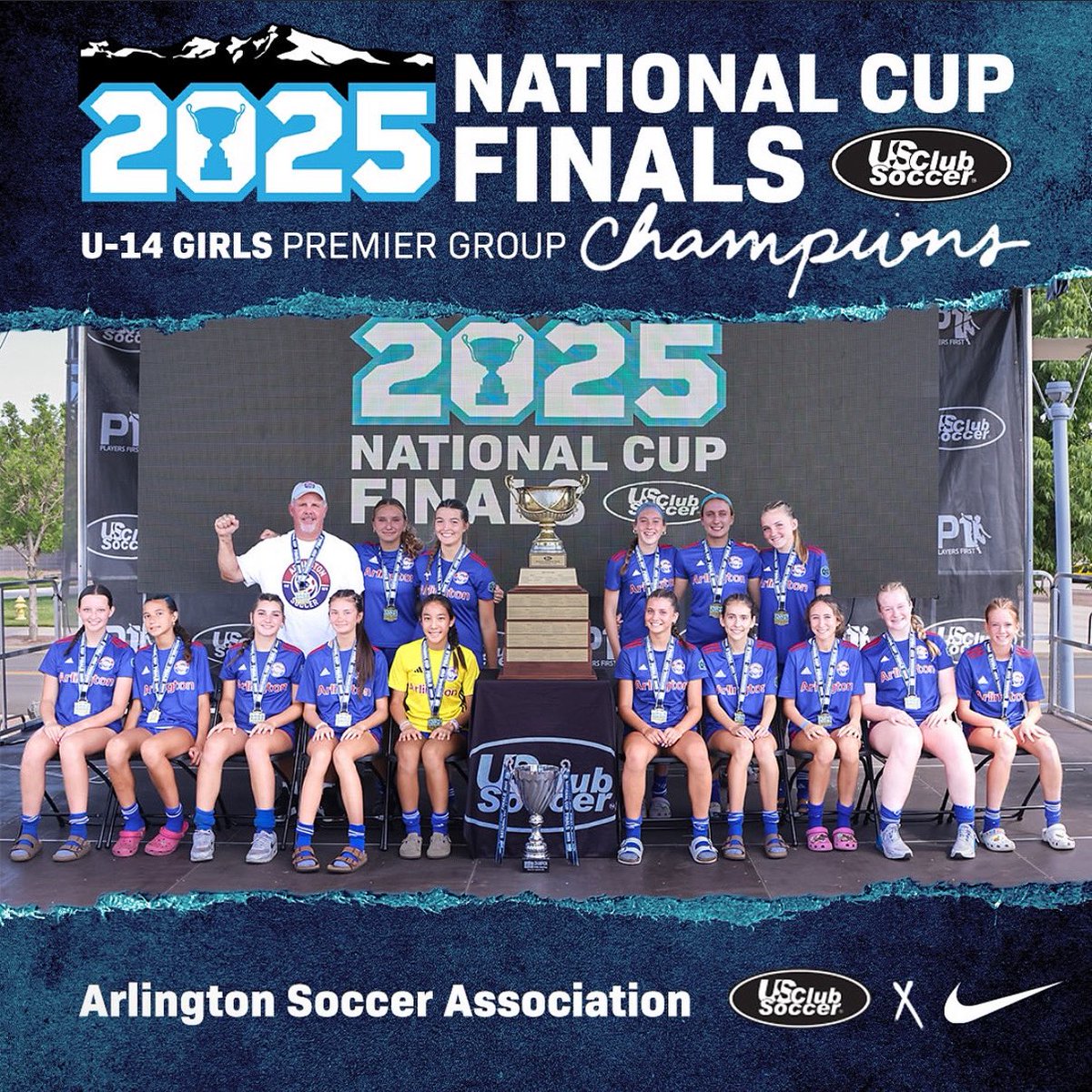 Arlington Soccer (@arlingtonsoccer) on Twitter photo 🏆Our 2011G Red team are your 2025 <a href="/USClubSoccer/">US Club Soccer</a> National Cup U14 Champions!🏆
Premier✅
#ArlingtonSoccer 🏆Our 2011G Red team are your 2025 <a href="/USClubSoccer/">US Club Soccer</a> National Cup U14 Champions!🏆
Premier✅
#ArlingtonSoccer