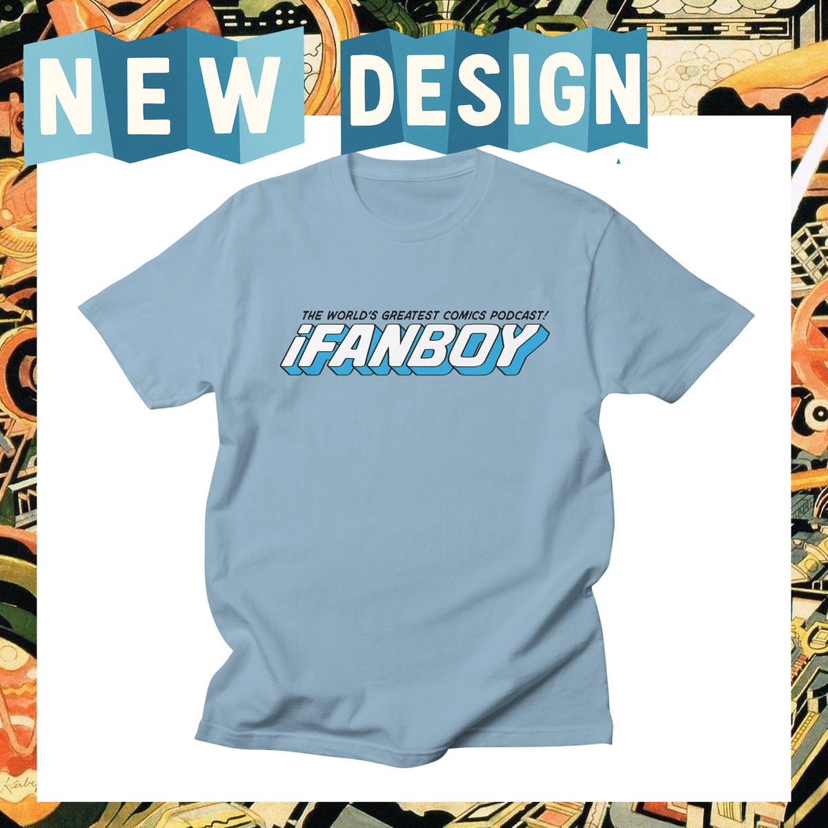 🚨 NEW MERCH DROP!🚨 
The World's Greatest Comics Podcast!  
And so was born “iFanboy!!” And from that moment on, the world would never again be the same!!   

Get your t-shirt or other merch today from iFanboy @ <a href="/threadless/">Threadless</a>  - buff.ly/p6gOigt