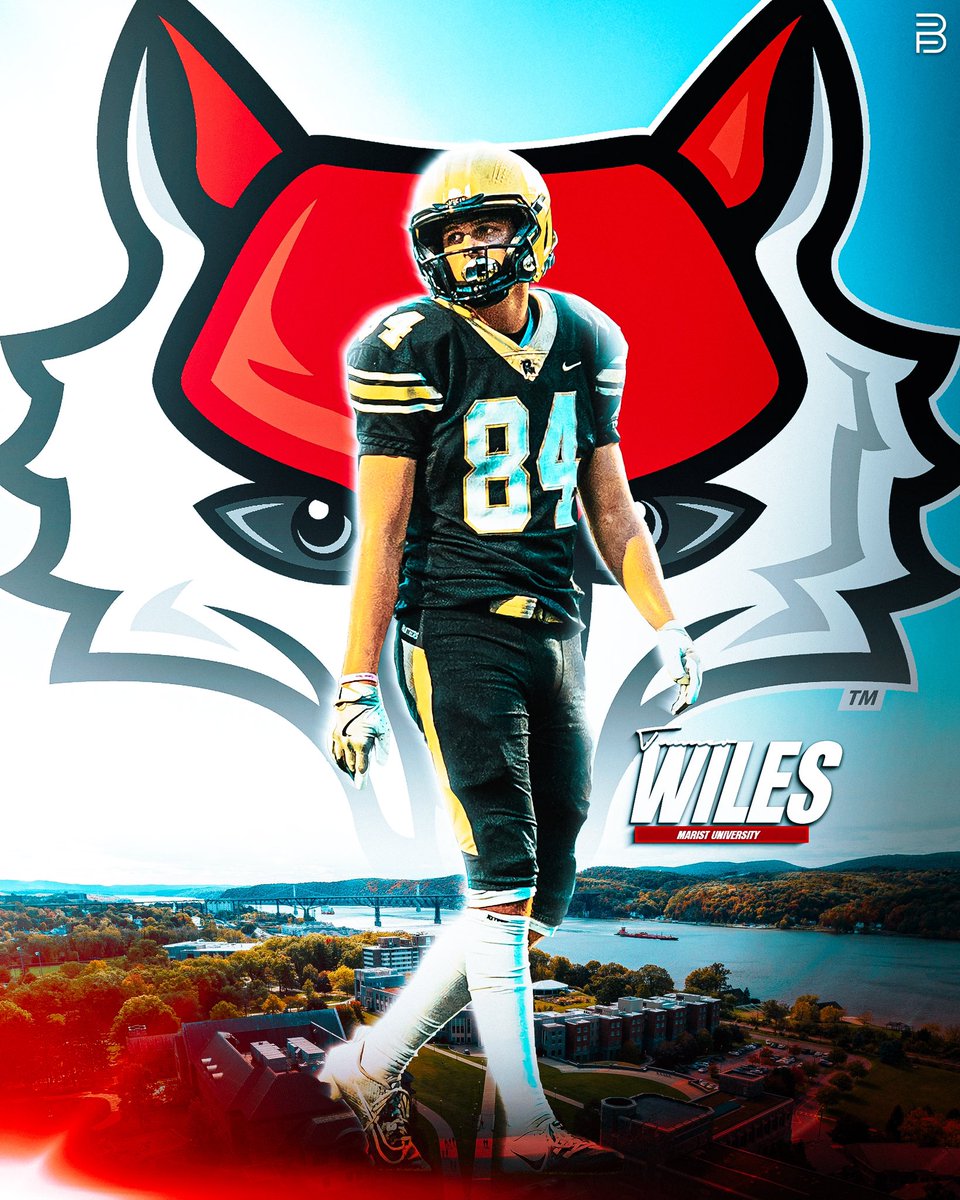 Tanner Wiles 6’4” 205 lb WR - 2026 (@tannerwiles26) on Twitter photo Grateful and excited to announce my commitment to play Division 1 football at Marist University! Thank you to all my coaches, teammates & trainers for helping make this happen! #AGTG #FPT #FoxHoleGuys
<a href="/CoachGrandizio/">Coach Grandizio</a> <a href="/l_stephensjr/">Leonard Stephens</a> <a href="/PerfectPerform/">PP Football</a> <a href="/Coach_Brady/">Aaron Brady</a> <a href="/WRU_CoachMilez/">Coach 〽️ilez</a> Grateful and excited to announce my commitment to play Division 1 football at Marist University! Thank you to all my coaches, teammates & trainers for helping make this happen! #AGTG #FPT #FoxHoleGuys
<a href="/CoachGrandizio/">Coach Grandizio</a> <a href="/l_stephensjr/">Leonard Stephens</a> <a href="/PerfectPerform/">PP Football</a> <a href="/Coach_Brady/">Aaron Brady</a> <a href="/WRU_CoachMilez/">Coach 〽️ilez</a>
