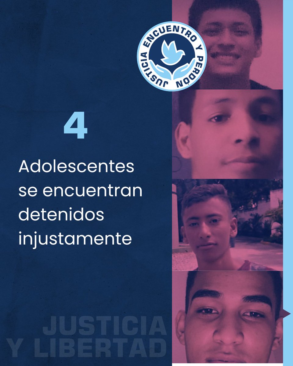 No hay justicia mientras haya menores de edad encarcelados por razones políticas.

No podemos normalizar la persecución

#JusticiaYLibertad #NoLosBorren #LiberenALosNiños