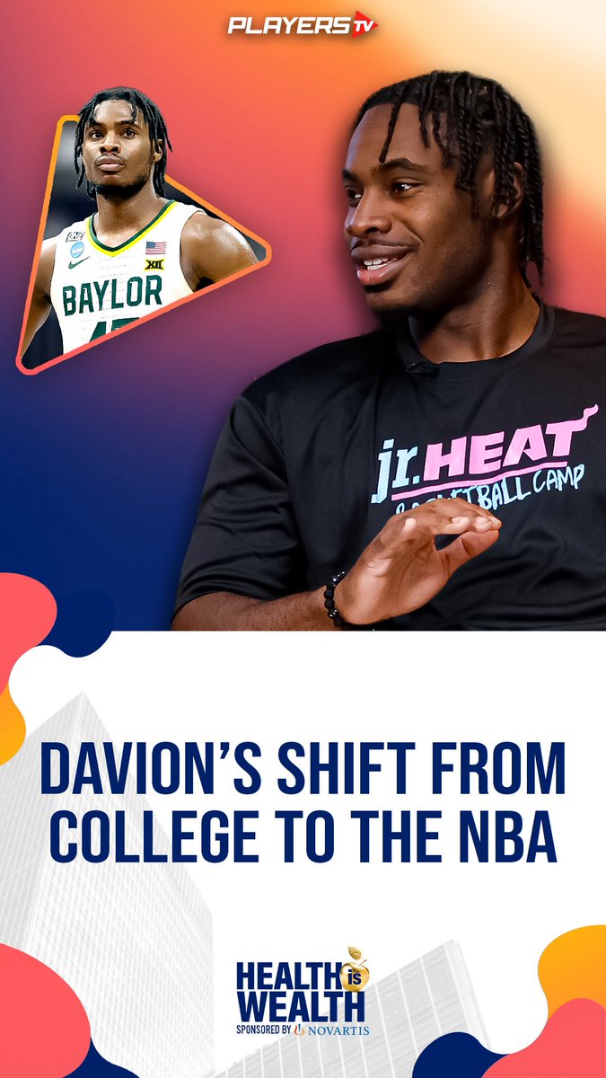 ThePlayersTV's tweet image. Pressure hits different in the league. Davion Mitchell opens up about his transition from college to the NBA
@MyronRolle brings his unique perspective as a former athlete and neurosurgeon to Health is Wealth, sponsored by Novartis Pharmaceuticals Corporation, showing you how…